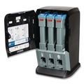 Tabletop and Serveware | Dixie DUSSTDSP3MINI 13.15 x 31.03 x 17.5 Tri-Tower Mini Dispenser - Black/Gray image number 2