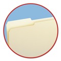 Office Jansan | Smead 10320 Interior File Folders with Assorted 1/2-Cut Tab Positions - Letter, Manila (100/Box) image number 7