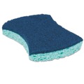 Sponges & Scrubbers | Scotch-Brite PROFESSIONAL 3000CC Power Sponge, 2.8 X 4.5, 0.6-in Thick, Blue/teal, 5/pack image number 1