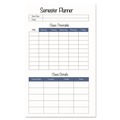 Notebooks & Pads | House of Doolittle 275-02 8 in. x 5 in. 13-Month (Aug 2025-Aug 2026) Recycled Academic Weekly/Monthly Appointment Planner - Black Cover image number 8