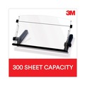 Office Jansan | 3M DH640 300 Sheet Capacity In-Line Freestanding Plastic Copyholder - Black/Clear image number 4