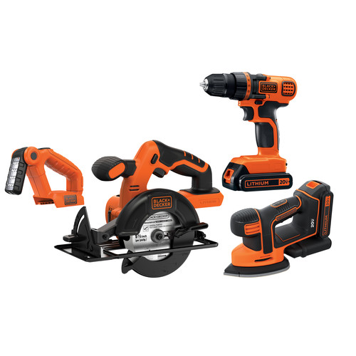 Combo Kits | Black & Decker BD4KITCDCMSL 20V MAX Lithiuim Ion 4-Tool Combo Kit image number 0