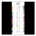 Office Jansan | uni-ball 24839 Fine 0.4 mm Stick EMOTT ever fine Porous Point Pen - Assorted Ink Colors, White Barrel (1 Set) image number 8