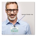 Office Jansan | Avery 74461 3.5 in. x 2.25 in. Top Load Clip-Style Badge Holder with Laser/Inkjet Insert - White (100/Box) image number 4
