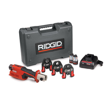 PRESS TOOLS | Ridgid 12V Lithium-Ion Cordless RP 241 Compact Press Tool Kit With Propress Jaws (2.5 Ah)