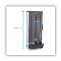  | Dixie SSKD120 SmartStock 10 in. x 8.75 in. x 24.75 in. Utensil Knife Dispenser - Translucent Gray (120/Carton) image number 1