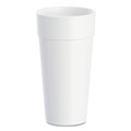 Cutlery | Dart 24J16 24 oz. Hot/Cold Foam Drink Cups - White (500/Carton) image number 0