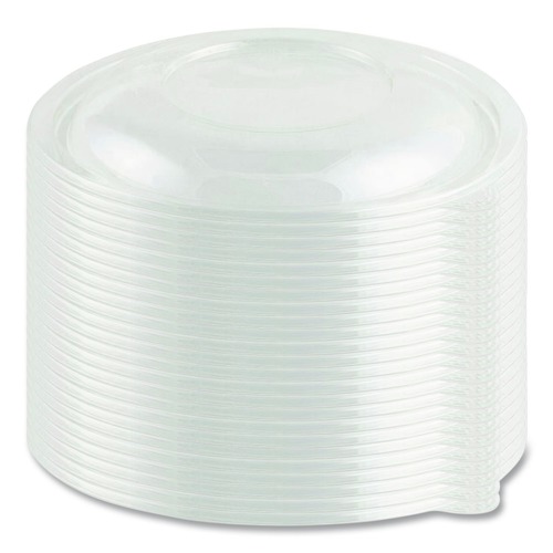 Food Service | Anchor 4400207 7 in. x 0.75 in. Crystal Classics Plastic Lid - Clear (150/Carton) image number 0