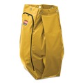 Utility Carts | Rubbermaid Commercial 1966881 34 Gallon 17.5 in. x 33 in. Vinyl Cleaning Cart Bag - Yellow image number 2