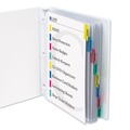Mothers Day Sale! Save an Extra 10% off your order | C-Line 05580 2 in. Sheet Capacity 8-1/2 in. x 11 in. Sheet Protectors with Index Tabs - Assorted Colors (8/Set) image number 1