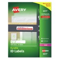 Office Jansan | Avery 06577 Durable 0.63 in. x 3 in. Permanent ID Labels with TrueBlock Technology - White (32/Sheet, 50-Sheet/Pack) image number 0