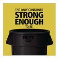 Trash Cans | Rubbermaid Commercial 1779739 Brute 55 Gallon Resin Container - Black (3/Carton) image number 4