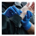 Disposable Gloves | Ammex GPLHD84100 11.6 in. Long 13 mil Powder-Free Latex Exam Gloves - Medium/Blue (500/Carton) image number 2
