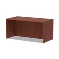 Office Jansan | Alera ALEVA216030MC 59.13 in. x 29.5 in. x 29.63 in. Valencia Series Straight Front Desk Shell - Medium Cherry image number 2