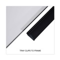 Office & Office Supplies | Universal UNV43629 48 in. x 36 in. Design Series Deluxe Dry Erase Board - White Surface/Black Anodized Aluminum Frame image number 3