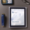 Office Jansan | Avery 15767 Flexi-View 11 in. x 8.5 in. 3-Rings 0.5 in. Capacity Binder with Round Rings - Black image number 7