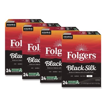 Folgers Gourmet Selections Coffee K-Cups - Black Silk (96/Carton)