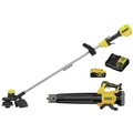 Outdoor Power Combo Kits | Factory Reconditioned Dewalt DCKO215M1R 20V MAX XR Brushless Lithium-Ion Cordless String Trimmer and Blower Combo Kit (4 Ah) image number 0