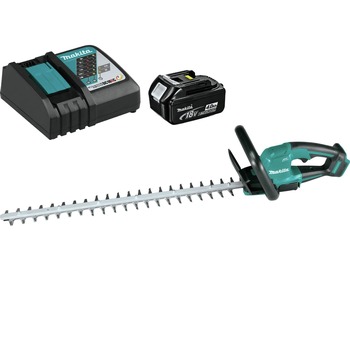 Makita 18V LXT Brushless Lithium-Ion 24 in. Cordless Hedge Trimmer Kit (4 Ah)