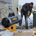 Job Site Heaters | Dewalt DXH150FAV 110,000 - 150,000 BTU Forced Air Propane Heater image number 1
