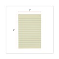Office Jansan | Universal UNV28073 4 in. x 6 in. Note Ruled Recycled Self-Stick Note Pads - Yellow (12 Pads/Pack) image number 5