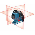 Laser Levels | Bosch GLL 3-80 + LR2 3-Plane Leveling and Alignment Laser with Line Laser Receiver image number 1