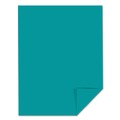 Office Jansan | Astrobrights 21855 8.5 in. x 11 in. 65 lbs. Cover Weight Color Cardstock - Terrestrial Teal (250/Pack) image number 1