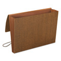 Office Jansan | Smead 71356 3.5 in. Expansion Legal Size 1 Section Elastic Cord Closure Classic Expanding Wallets - Redrope image number 3