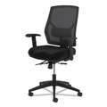  | HON HVL582.ES10.T VL582 250 lbs. Capacity 19 in. to 22 in. Seat Height High-Back Task Chair - Black image number 2