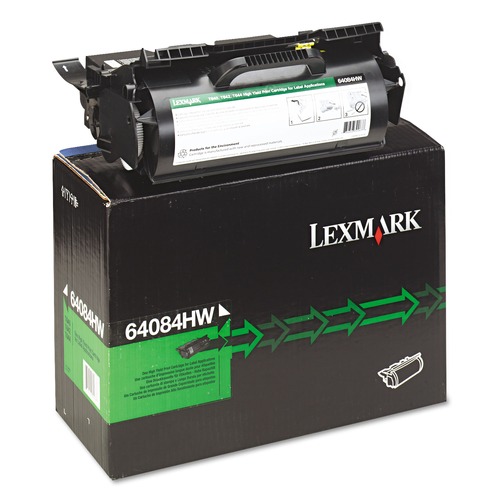 Ink & Toner | Lexmark 64084HW 64084HW 21,000 Page-Yield High-Yield Toner - Black image number 0