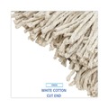 Cleaning & Janitorial Supplies | Boardwalk BWK216CCT 16 oz. Cotton Premium Cut-End Wet Mop Heads - White (12/Carton) image number 6