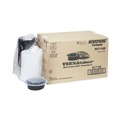 Bulk Savings Pricing 2 | Pactiv Corp. NC718B Newspring VERSAtainer 6 in. Diameter 16 oz Plastic Microwavable Containers - Black/Clear (150/Carton) image number 0
