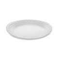 Food Service | Pactiv Corp. YTH100070000 7 in. Diameter Unlaminated Foam Dinnerware Plate - White (900/Carton) image number 0