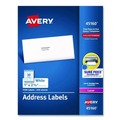 Office Jansan | Avery 45160 1 in. x 2.63 in. Address Labels with Sure Feed Technology for Laser Printers - White (30/Sheet, 250 Sheets/Box) image number 0