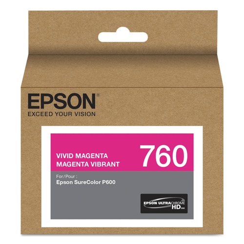  | Epson T760320 UltraChrome HD T760320 (760) Ink - Vivid Magenta image number 0
