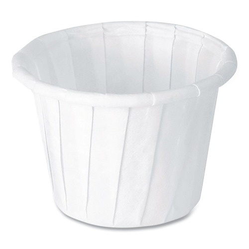Labor Day Sale! Save $30 off $199! | SOLO 075-2050 ProPlanet Seal 0.75 oz. Paper Portion Cups - White (250/Bag, 20 Bags/Carton) image number 0