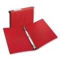 Office Jansan | Avery 14803 11 in. x 8.5 in. 3 Rings 1 in. Capacity Hanging Storage Flexible Non-View Binder with Round Rings - Red image number 0