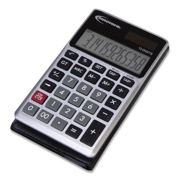 Innovera 12-Digit LCD Pocket Calculator