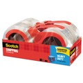  | Scotch 3850-4RD 1.88 in. x 54.6 Yards 3850 Heavy-Duty 3 in. Core Packaging Tape with Dispenser - Clear (4/Pack) image number 1