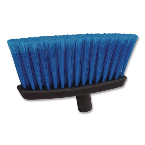 Bulk Savings Pricing 3 | Carlisle 4685314 12 in. Duo-Sweep Flagged Light Industrial Broom Head - Blue/Black image number 0