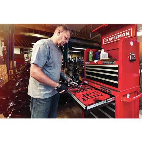 Craftsman 81 Piece Gunmetal Chrome Mechanics Tool Set
