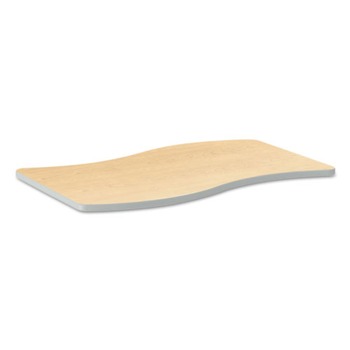 HON HESW3054E.N.D.K Build 54 in. x 30 in. Ribbon Shape Table Top - Natural Maple