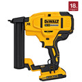 Crown Staplers | Factory Reconditioned Dewalt DCN681D1R 20V MAX Cordless Lithium-Ion 18 Gauge Narrow Crown Stapler Kit image number 2