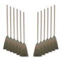 Office Jansan | Boardwalk BWK920YCT 55 in. Mixed Fiber Maid Broom - Natural (12/Carton) image number 0