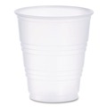 Cutlery | Dart Y5 5 oz. High-Impact Polystyrene Cold Cups - Translucent (25 Sleeves/Carton) image number 2