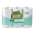 Toilet Paper | Seventh Generation 13733 100% Recycled 2-Ply Bathroom Tissue - White (240 Sheets/Roll, 12 Rolls/Pack) image number 0