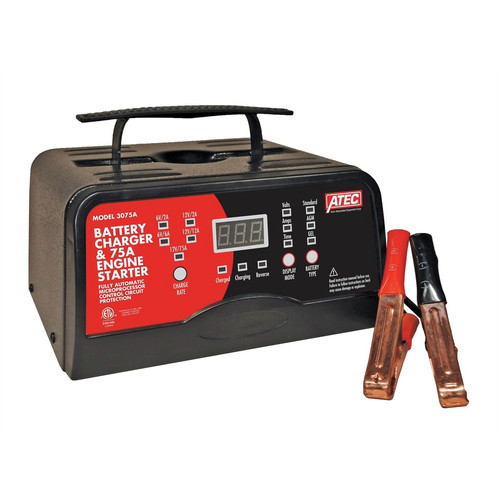  | Associated Equipment 3075A 75 Amp Engine Starter and 6V/12V Portable Smart Charger image number 0