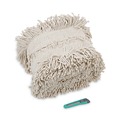  | Boardwalk BWKFF40 5 in. Flash Forty Disposable Cotton Dustmop - Natural image number 1