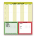 Calendars & Planners | Blueline C174110A Fridge Planner Aug 2024-Dec 2025 Monthly Calendar with Pads and Pencil - Yellow/Green Sheets image number 8