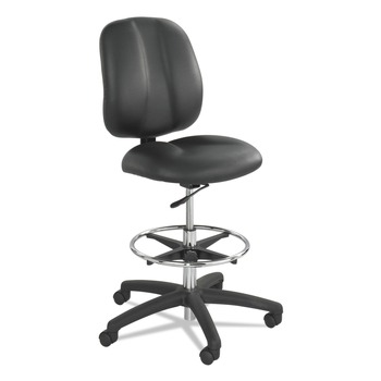 Safco 7084BL Apprentice Ii Extended Height Chair, Black Vinyl